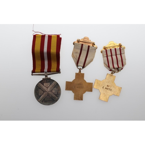 625A - AN OBE ON LADIES RIBBON AND A COLLECTION OF MEDALS AND OTHER HISTORIC MEDALS. An O.B.E.on ladies rib... 