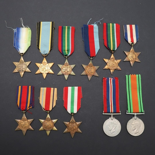 628 - A COLLECTION OF SECOND WORLD WAR MEDALS. A collection of Second World War Medals: 1939-45, Atlantic,... 