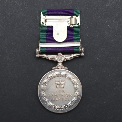 638 - AN ELIZABETH II GENERAL SERVICE MEDAL WITH NORTHERN IRELAND CLASP. A General Service Medal General S... 