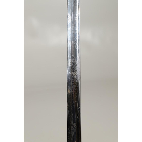 65 - A BRITISH HEAVY CAVALRY OFFICER's  SWORD BY WILKINSON MADE FOR LT.COL SYKES WHO COMMANDED THE DENBIG... 