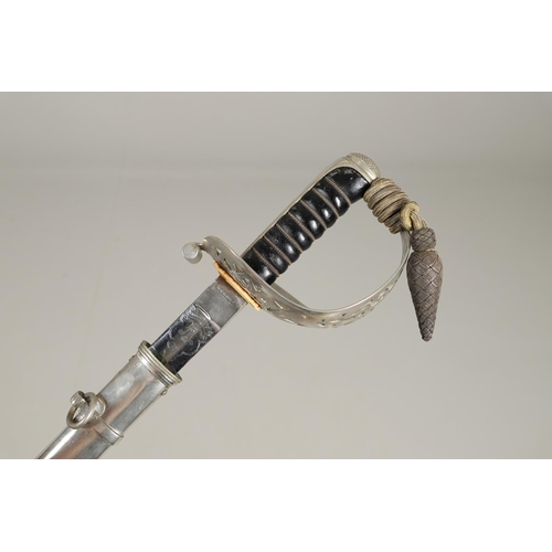 65 - A BRITISH HEAVY CAVALRY OFFICER's  SWORD BY WILKINSON MADE FOR LT.COL SYKES WHO COMMANDED THE DENBIG... 