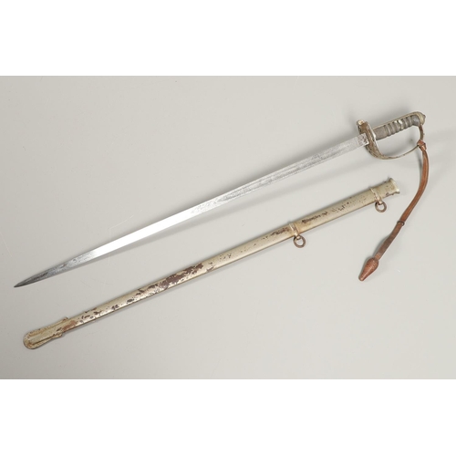 66 - AN 1827 PATTERN RIFLE OFFICER's  SWORD AND SCABBARD AND ANOTHER. A Rifle Officer's  sword with an 81... 