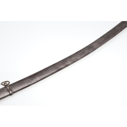 68 - NO LOT. (A FIRST WORLD WAR TURKISH CAVALRY TROOPER's  SWORD AND SCABBARD.)  PLEASE NOTE: THIS HAS BE... 