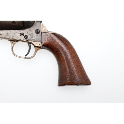 8 - A COLT FIVE SHOT PERCUSSION POCKET REVOLVER NUMBER 99614. A Colt revolver with a 12.5cm octagonal ba... 