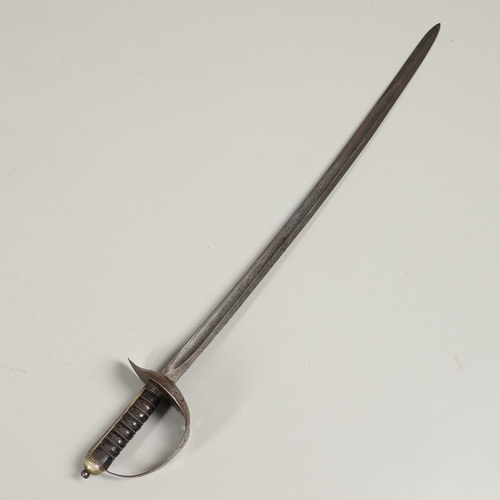 93 - A GEORGE V 1897 PATTERN INFANTRY OFFICERS SWORD. With an 82cm pointed single edged undecorated blade... 