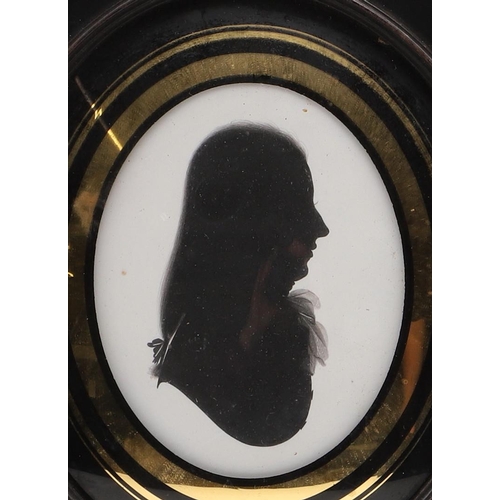 309 - A SILHOUETTE PORTRAIT BY JOHN MIERS. of a young gentleman, probably a member of the Holder family, p... 