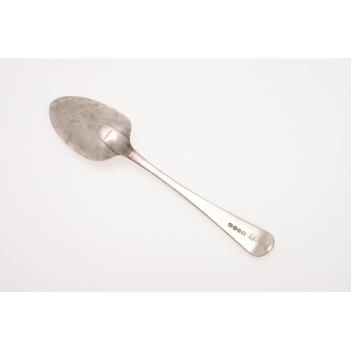 36 - THE WORSHIPFUL COMPANY OF VINTNERS - A GEORGE III OLD ENGLISH PATTERN SILVER TABLE SPOON. the termin... 