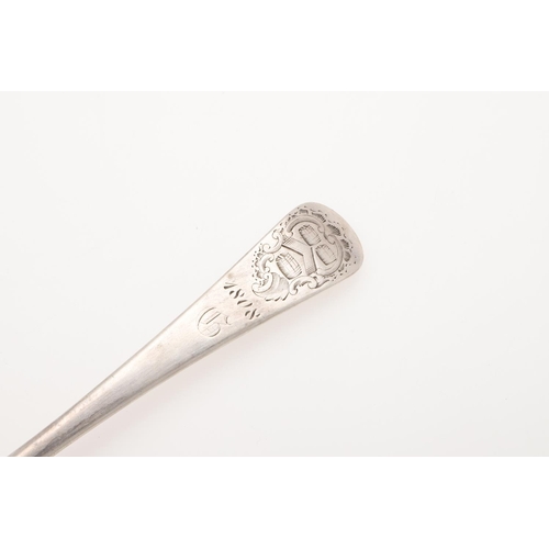 36 - THE WORSHIPFUL COMPANY OF VINTNERS - A GEORGE III OLD ENGLISH PATTERN SILVER TABLE SPOON. the termin... 