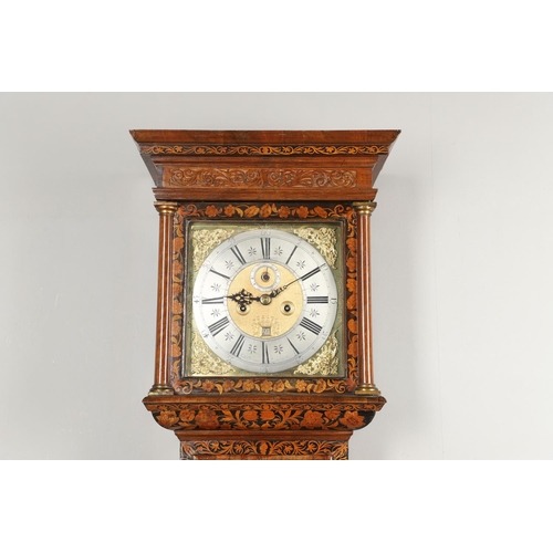 1128 - AN EARLY 18TH CENTURY MARQUETRY LONGCASE CLOCK. the 12