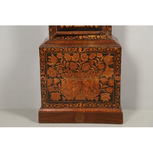 1128 - AN EARLY 18TH CENTURY MARQUETRY LONGCASE CLOCK. the 12