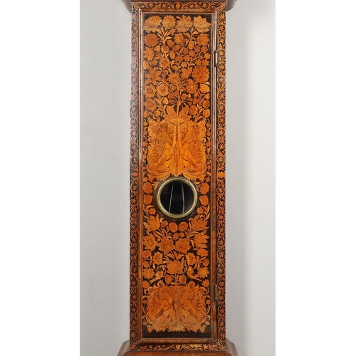 1128 - AN EARLY 18TH CENTURY MARQUETRY LONGCASE CLOCK. the 12