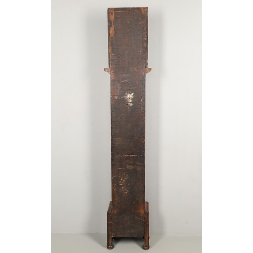 1129 - A LATE 17TH CENTURY WALNUT MARQUETRY LONGCASE CLOCK. the 11