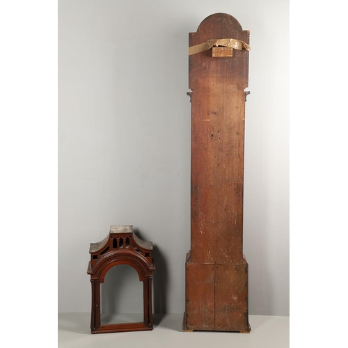 1133 - A MID 18TH CENTURY MAHOGANY LONGCASE CLOCK. the 11