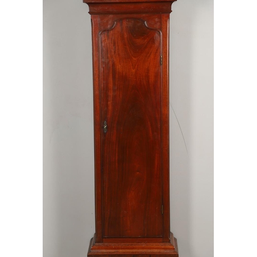 1133 - A MID 18TH CENTURY MAHOGANY LONGCASE CLOCK. the 11