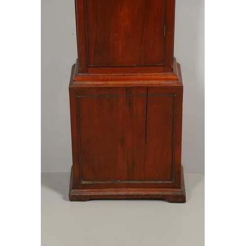 1133 - A MID 18TH CENTURY MAHOGANY LONGCASE CLOCK. the 11