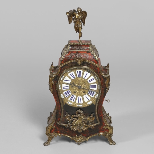 1144 - A LATE 19TH CENTURY BOULLE BRACKET CLOCK. the 9