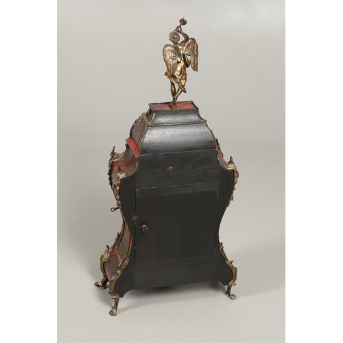 1144 - A LATE 19TH CENTURY BOULLE BRACKET CLOCK. the 9