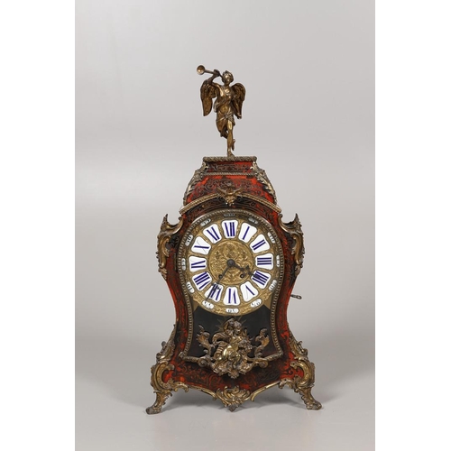 1144 - A LATE 19TH CENTURY BOULLE BRACKET CLOCK. the 9