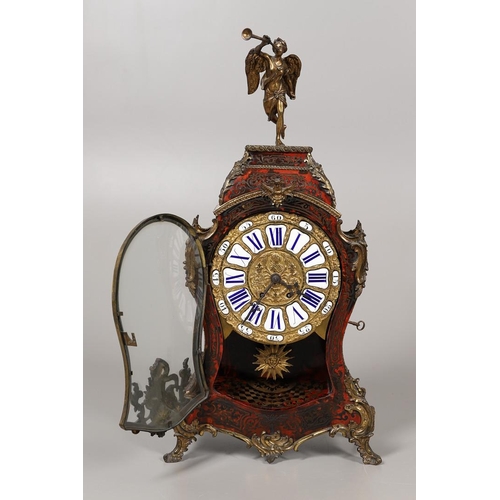 1144 - A LATE 19TH CENTURY BOULLE BRACKET CLOCK. the 9