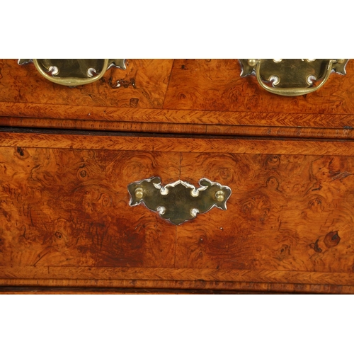 1251 - AN EARLY 18TH CENTURY WALNUT ESTATE CUPBOARD. the cushion cornice with unusual hinged lockable front... 