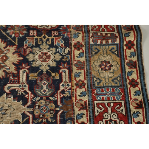 1326 - AN AFSHAN KUBA KHELLEH, NORTH EAST CAUCASUS, CIRCA 1900. the deep indigo field richly decorated with... 