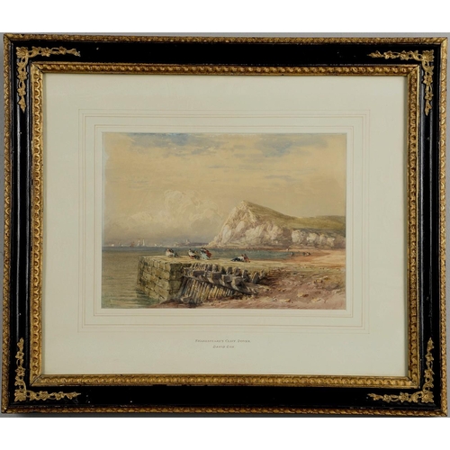 322 - DAVID COX, OWS (1783-1859). SHAKESPEARE'S CLIFF, DOVER. Signed, watercolour
18.5 x 26cm.

* In 1829,... 