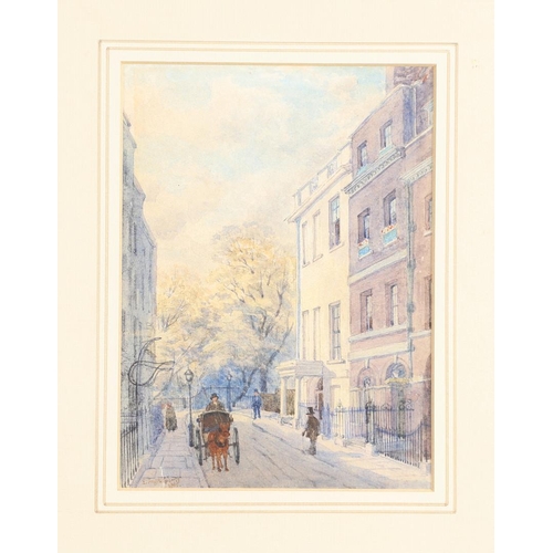 329 - EDWARD ANGELL ROBERTS (FL.C.1870-1890). NEW STREET, SPRING GARDENS (1885); OLD WOODEN HOUSES, STRAND... 