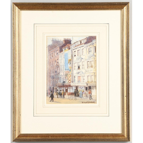 329 - EDWARD ANGELL ROBERTS (FL.C.1870-1890). NEW STREET, SPRING GARDENS (1885); OLD WOODEN HOUSES, STRAND... 