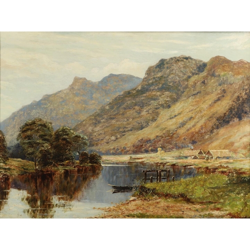 371 - R** A** CRUIKSHANK (FL.LATE 19TH CENTURY). GLEN FALLOCH, LOCH LOMOND. Signed, dated indistinctly (88... 