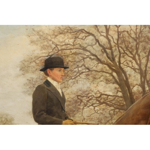 382 - FRANCES MABEL HOLLAMS (1877-1963). PORTRAIT OF HILDA MARY LINDLEY (1874-1950), NEAR PUCKERIDGE. (d) ... 