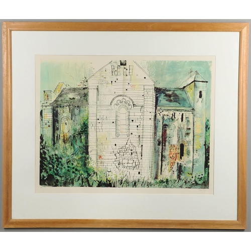 415 - JOHN PIPER (1903-1992). ST ARMAND-DE-COLY, DORDOGNE (Levinson 197). Screenprint, printed by Kelpra S... 