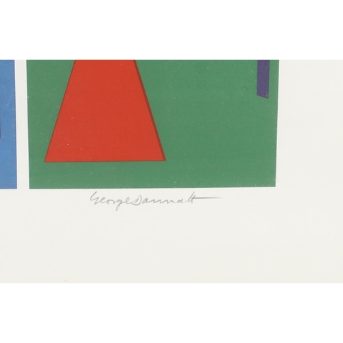 417 - GEORGE DANNATT (1915-2009). FOUR COLOUR SYMPHONY. (d) Screenprint, 1983, signed and numbered 33/70
I... 