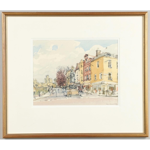 423 - KEN HOWARD, RA (1932-2022). VIEWS IN WINDSOR. (d) Three, each signed and dated 82, watercolour and p... 