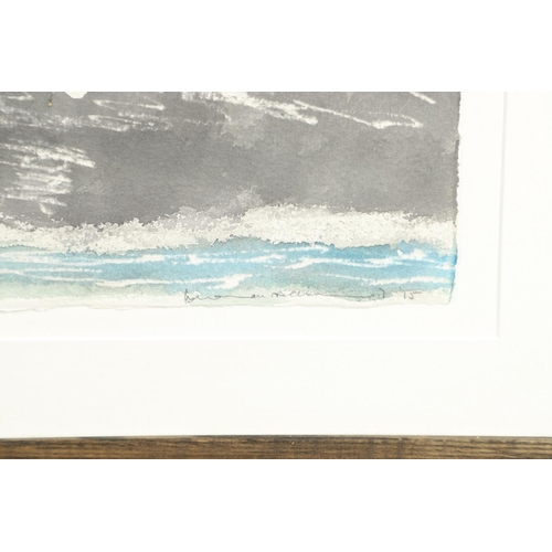 427 - NORMAN ACKROYD, CBE, RA (B.1938). LITTLE SKERRIG ROCK, CO. KERRY. (d) Signed and dated `15, inscribe... 