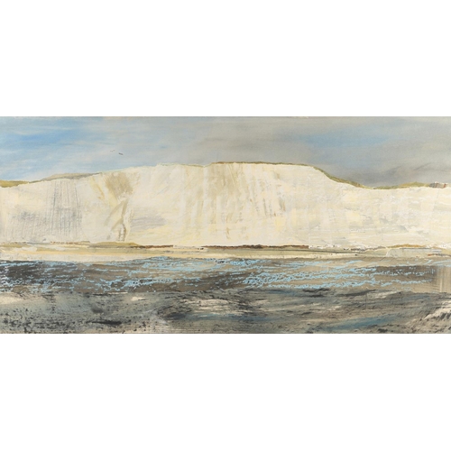 428 - MARZIA COLONNA (B.1951). WHITE CLIFFS 1 (2008). (d) Bears title verso, collage with watercolour
60 x... 