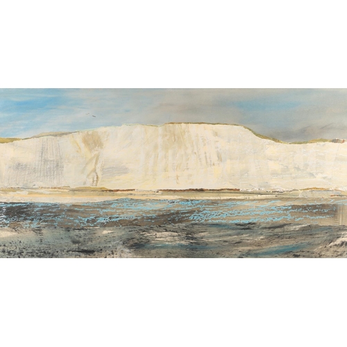 428 - MARZIA COLONNA (B.1951). WHITE CLIFFS 1 (2008). (d) Bears title verso, collage with watercolour
60 x... 