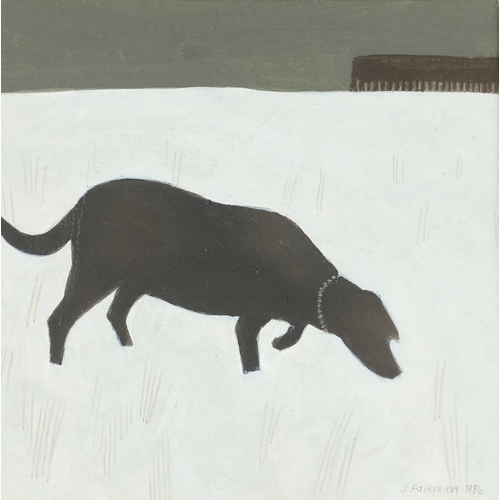 429 - JAMES FAIRGRIEVE, RSA, RSW (B.1944). MIJ. (d) Signed and dated 1986, gouache
14 x 14cm.

Exhibited: ... 