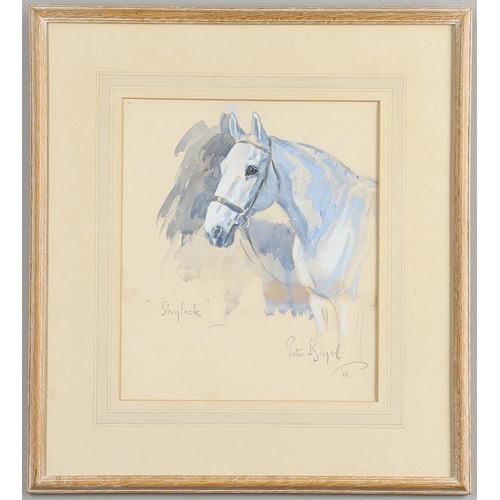 436 - PETER BIEGEL (1913-1988). SHYLOCK. (d) Signed, inscribed with title and dated 66, watercolour and pe... 