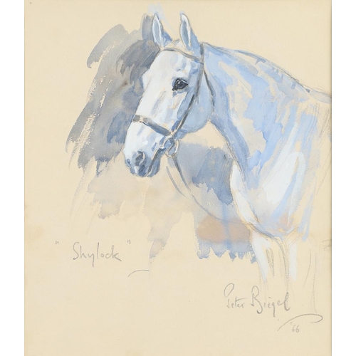 436 - PETER BIEGEL (1913-1988). SHYLOCK. (d) Signed, inscribed with title and dated 66, watercolour and pe... 