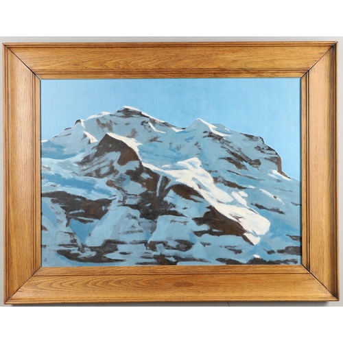 453 - MORITZ BAUMANN (B.1973). JUNGFRAU, 2010. (d) Signed, inscribed with title and date verso, oil on ply... 