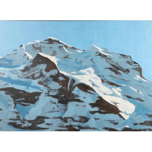 453 - MORITZ BAUMANN (B.1973). JUNGFRAU, 2010. (d) Signed, inscribed with title and date verso, oil on ply... 