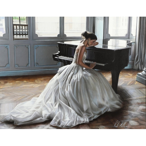 478 - ROBERT HEFFERAN (B.1968). ROMANTIC MELODY II. (d) Signed, also inscribed with title and dated 16/12/... 