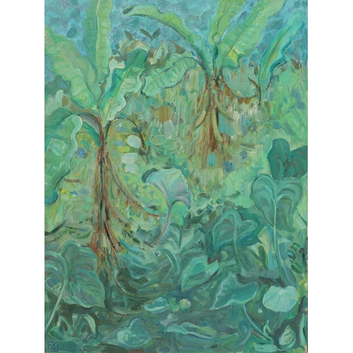 496 - VIVIEN JOHN (1915-1994). A FOLIO OF FOUR WORKS. (d) Comprising botanical and jungle subjects, two si... 