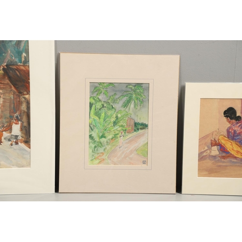 498 - VIVIEN JOHN (1915-1994). A FOLIO OF FIVE WORKS. (d) Comprising figure subjects, two signed, one insc... 