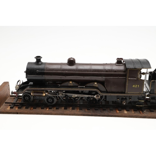 503 - L.B.S.C SCRATCH BUILT 0 GAUGE STEAM LOCOMOTIVE & TENDER. A scratch built 0 gauge steam locomotive an... 