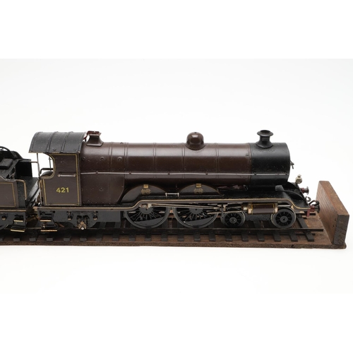 503 - L.B.S.C SCRATCH BUILT 0 GAUGE STEAM LOCOMOTIVE & TENDER. A scratch built 0 gauge steam locomotive an... 