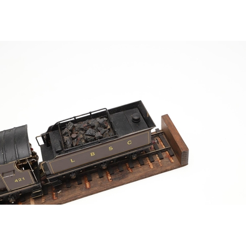 503 - L.B.S.C SCRATCH BUILT 0 GAUGE STEAM LOCOMOTIVE & TENDER. A scratch built 0 gauge steam locomotive an... 