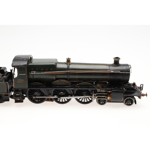 504 - SCRATCH BUILT 0 GAUGE STEAM LOCOMOTIVE & TENDER - LADY DISTAIN. A scratch built steam locomotive and... 