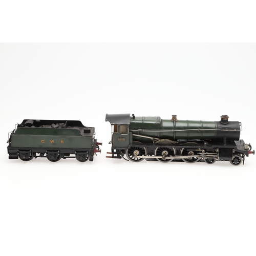 507 - SCRATCH BUILT 0 GAUGE LOCOMOTIVE & TENDER - HEWELL GRANGE. A scratch built 3 rail electric locomotiv... 