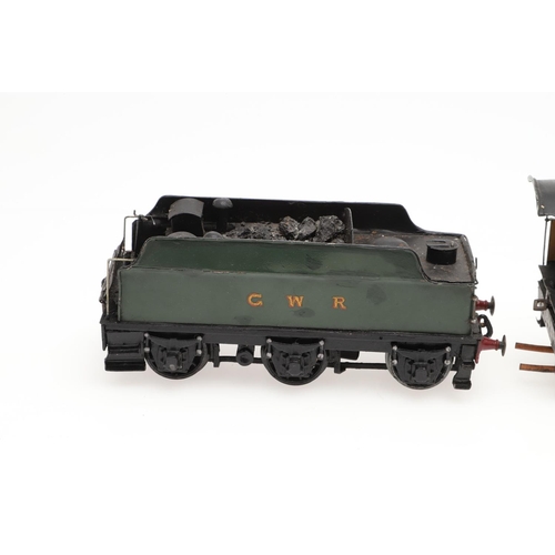 507 - SCRATCH BUILT 0 GAUGE LOCOMOTIVE & TENDER - HEWELL GRANGE. A scratch built 3 rail electric locomotiv... 